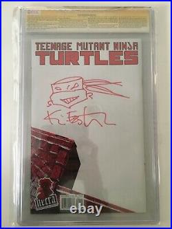 Teenage Mutant Ninja Turtles 1 Signed Sketch Kevin Eastman CGC 9.8