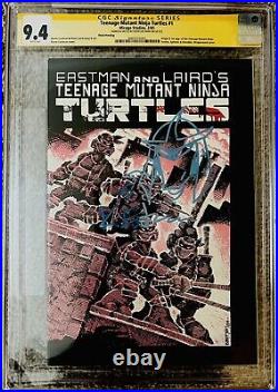 Teenage Mutant Ninja Turtles 1 Third Print CGC 9.4 Eastman Signed and Remarqued