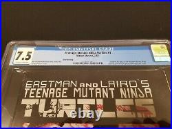 Teenage Mutant Ninja Turtles # 1, Third Printing, CGC 7.5! (Mirage 1985)
