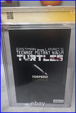 Teenage Mutant Ninja Turtles #1 Tony Daniel B&W TMNT CGC 9.8 SIGNED K. Eastman