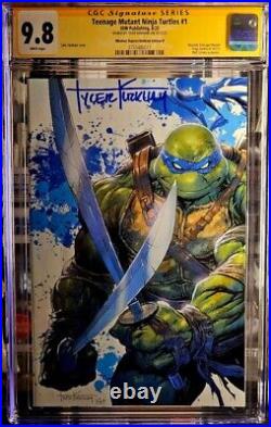 Teenage Mutant Ninja Turtles #1 Virgin Leonardo Kirkham Artist Signature CGC 9.8