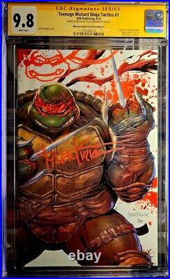 Teenage Mutant Ninja Turtles #1 Virgin Raphael Kirkham Signed + Sketch CGC 9.8