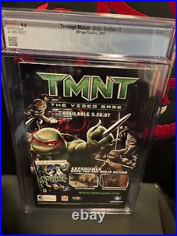 Teenage Mutant Ninja Turtles #1 comic GAMESTOP Edition IDW cgc 9.0 VF/NM