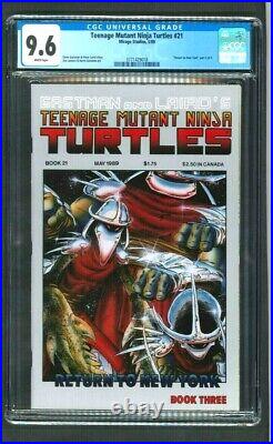 Teenage Mutant Ninja Turtles #21 (CGC 9.6 NM+) Mirage Studios 1989