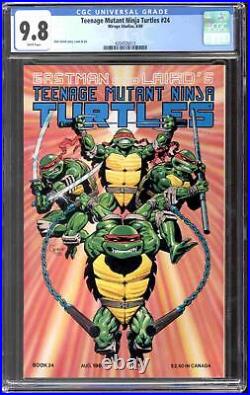 Teenage Mutant Ninja Turtles #24 CGC 9.8 (W) Veitch Cover