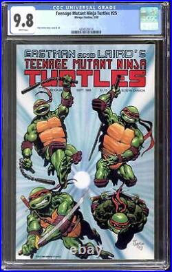 Teenage Mutant Ninja Turtles #25 CGC 9.8 (W) Veitch Cover