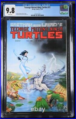 Teenage Mutant Ninja Turtles #27 CGC 9.8 White Pages NM/MT Mirage (1989)