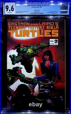 Teenage Mutant Ninja Turtles #2 1986 Mirage Studios Third Printing CGC 9.6