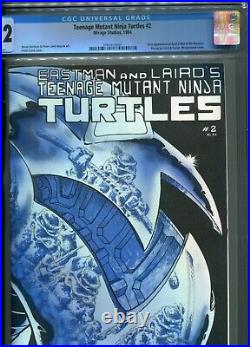 Teenage Mutant Ninja Turtles #2 (1st Print) CGC 9.2 OWP