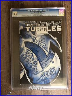 Teenage Mutant Ninja Turtles #2 1st Print CGC 9.6 Signed Eastman Laird Mirage