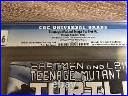 Teenage Mutant Ninja Turtles #2 1st Print CGC 9.6 Signed Eastman Laird Mirage