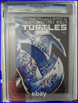 Teenage Mutant Ninja Turtles #2 2nd print CGC 9.6 from 1985! Mirage TMNT