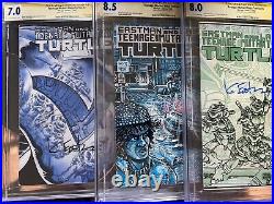 Teenage Mutant Ninja Turtles #2, #3, #4 1st Print, CGC Signed