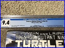 Teenage Mutant Ninja Turtles #2 CGC 9.4 1984, TMNT 1st First Print Eastman Laird