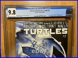 Teenage Mutant Ninja Turtles #2 CGC 9.8 First Print Off-White to White Pages