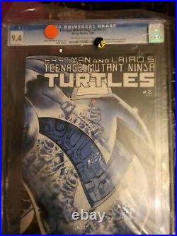 Teenage Mutant Ninja Turtles #2 (Mirage, 1985) 1st Print CGC 9.4 Eastman COA