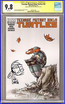 Teenage Mutant Ninja Turtles #30A Campbell CGC 9.8 SS Lavigne 2014 3902561001