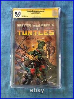 Teenage Mutant Ninja Turtles #33 1990 CGC S. S. 9.0 Signed By Kevin Eastman