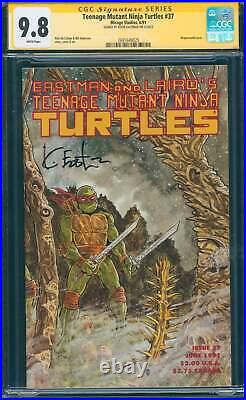 Teenage Mutant Ninja Turtles #37 9.8 CGC Signed by Kevin Eastman