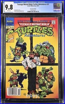 Teenage Mutant Ninja Turtles #37 newsstand CGC 9.8 1992 TMNT Archie series