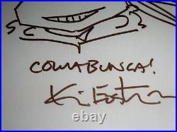 Teenage Mutant Ninja Turtles #38 CGC SS Signed HUGE Sketch K. EASTMAN COWABUNGA