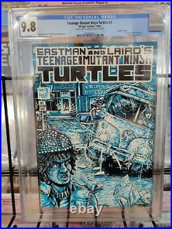 Teenage Mutant Ninja Turtles #3 (1985) Cgc Grade 9.8 Double Cover 1st Print