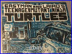 Teenage Mutant Ninja Turtles #3 1st First Print 1985 Mirage CGC Graded 7.5