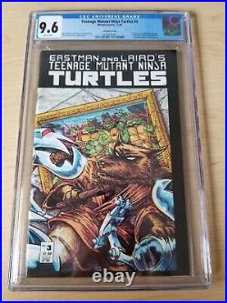 Teenage Mutant Ninja Turtles #3 2nd Print CGC 9.6 (1988, Mirage)