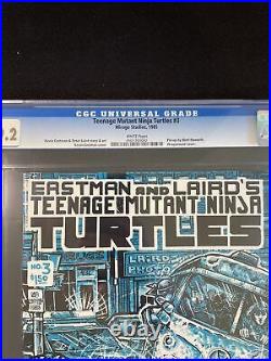 Teenage Mutant Ninja Turtles #3 CGC 9.2 Mirage Studios 1985 White pages Laird