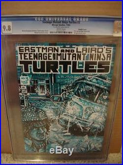 Teenage Mutant Ninja Turtles #3 CGC 9.8 Double Cover! TMNT cm