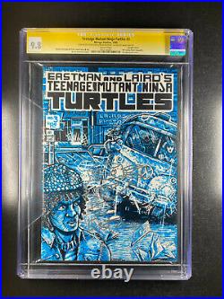 Teenage Mutant Ninja Turtles 3 DOUBLE COVER CGC 9.8 sketch Kevin Eastman