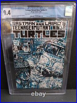 Teenage Mutant Ninja Turtles #3 Mirage Studios Variant Cover SIGNED COPY CGC 9.4
