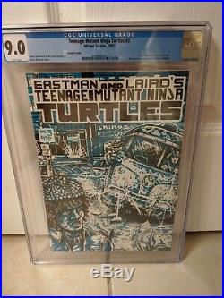 Teenage Mutant Ninja Turtles #3 NYCC variant cover. CGC 9.0 with White pgs. TMNT