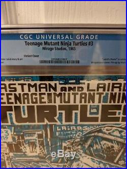 Teenage Mutant Ninja Turtles #3 NYCC variant cover. CGC 9.0 with White pgs. TMNT
