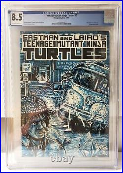 Teenage Mutant Ninja Turtles #3 Wraparound Cover! CGC GRADED