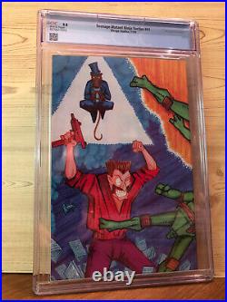 Teenage Mutant Ninja Turtles #41 CGC 9.8 Mirage Studios 1991 Wraparound cover