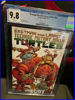 Teenage Mutant Ninja Turtles #43 CGC 9.8 WP NM/MINT Mirage RARE