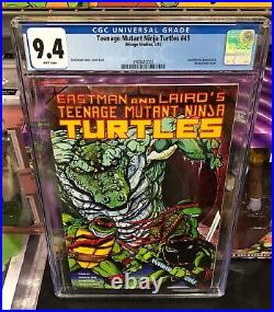 Teenage Mutant Ninja Turtles #45 Eastman CGC 9.4 Comic Book Leatherhead App