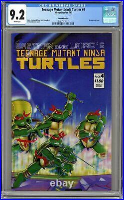 Teenage Mutant Ninja Turtles #4REP. 2ND CGC 9.2 1987 3723527012