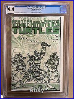 Teenage Mutant Ninja Turtles #4 1st Print Cgc 9.4 Mirage Studios 1985