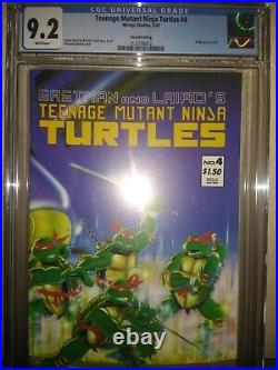Teenage Mutant Ninja Turtles 4 2nd Print CGC 9.2