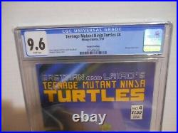 Teenage Mutant Ninja Turtles #4 2nd Print CGC 9.6 White Pages 1987 Mirage
