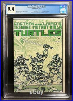 Teenage Mutant Ninja Turtles #4 9.4 1st Print (1984 Mirage) CGC