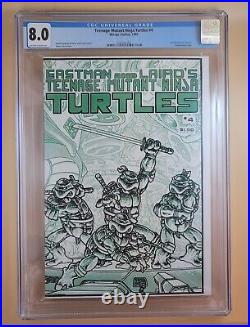 Teenage Mutant Ninja Turtles #4 (CGC 8.0 1st Printing) MIRAGE STUDIOS 1985
