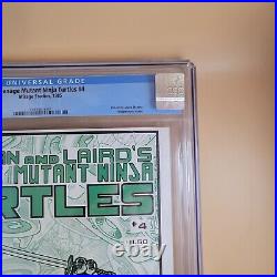 Teenage Mutant Ninja Turtles #4 (CGC 8.0 1st Printing) MIRAGE STUDIOS 1985