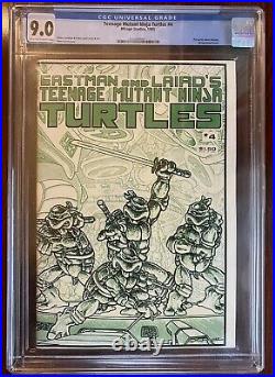 Teenage Mutant Ninja Turtles #4 CGC 9.0 First Print TMNT Mirage 1985