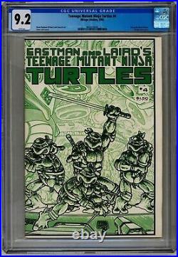 Teenage Mutant Ninja Turtles #4 CGC 9.2 NM- White Pages