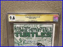 Teenage Mutant Ninja Turtles #4 CGC 9.6 SS 1985 Kevin Eastman Signature