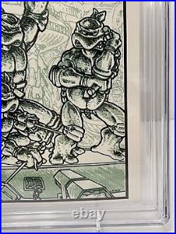 Teenage Mutant Ninja Turtles #4 CGC 9.6 with White Pages 1985 Mirage Studios