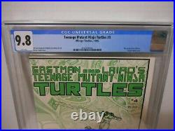 Teenage Mutant Ninja Turtles 4 CGC 9.8 1st Printing Mirage 1985 TMNT